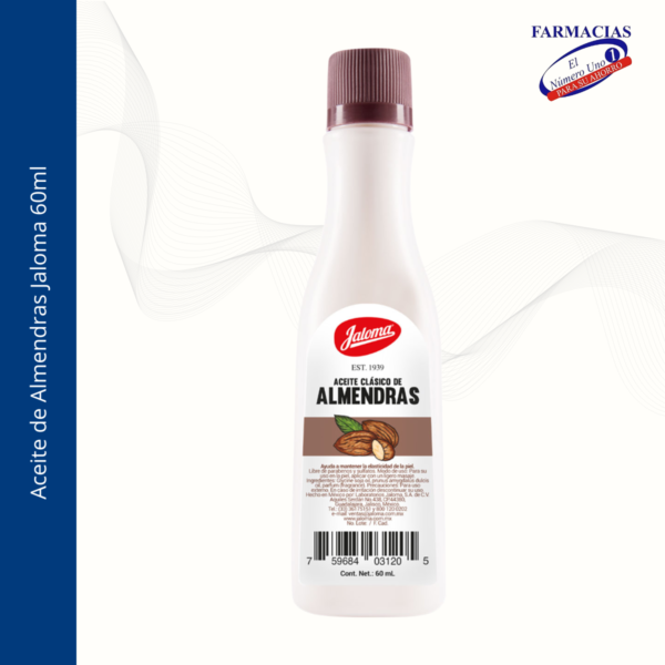 Aceite de Almendras Jaloma 60ml